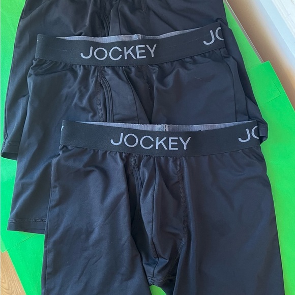 Sz SM Jockey/Hugo Boss Men's Black Boxer Briefs 2/Trio - Picture 2 of 9